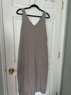 CeCe Taupe Tank Maxi Dress